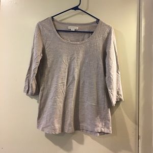 Tunic style shirt, beige