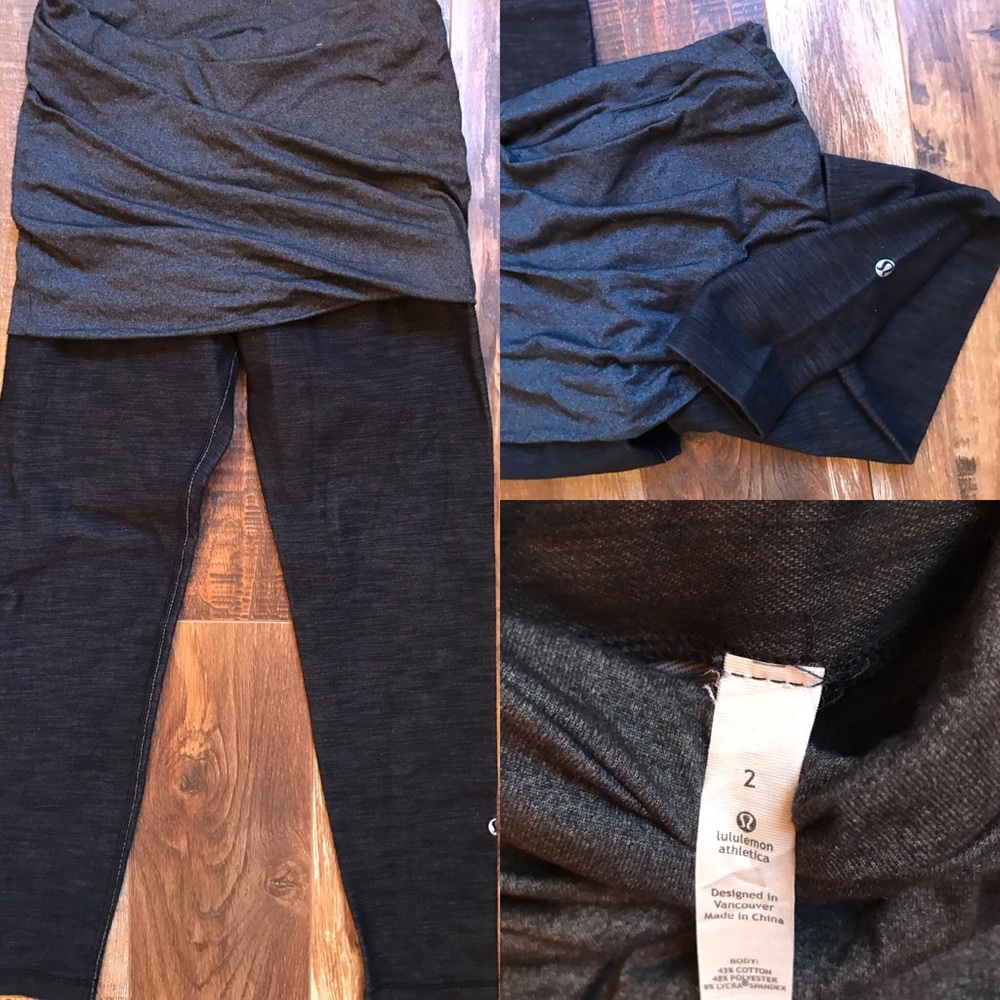 LULULEMON crop leggings sz 2!