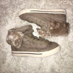 Faux Fur Sneakers