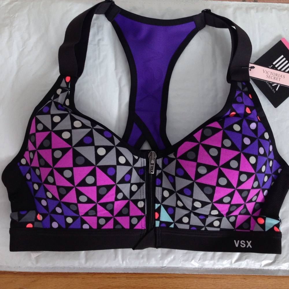 Victoria's Secret VSX Front Close Sport Bra 34A