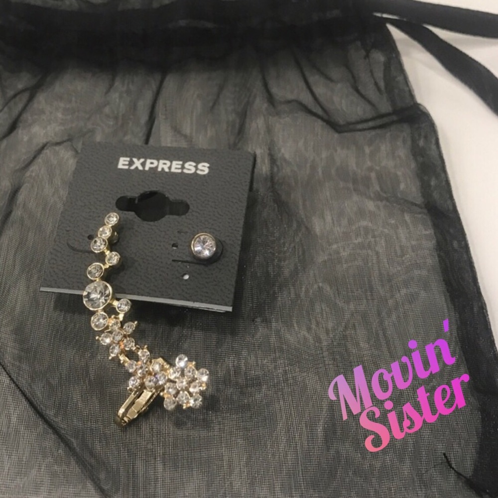 Express Cuff Earring Set. Brand New.