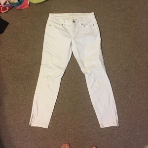 Loft White Skinny Jeans