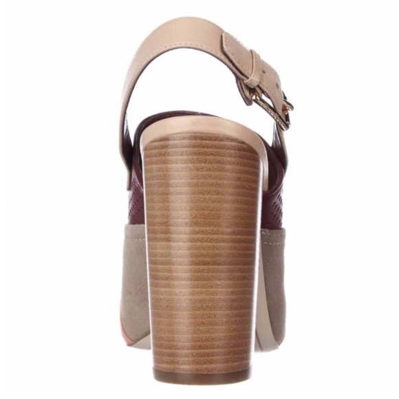 NIB Cole Haan Tabby High Sandal in Zinfandel/Dune - Picture 5 of 8