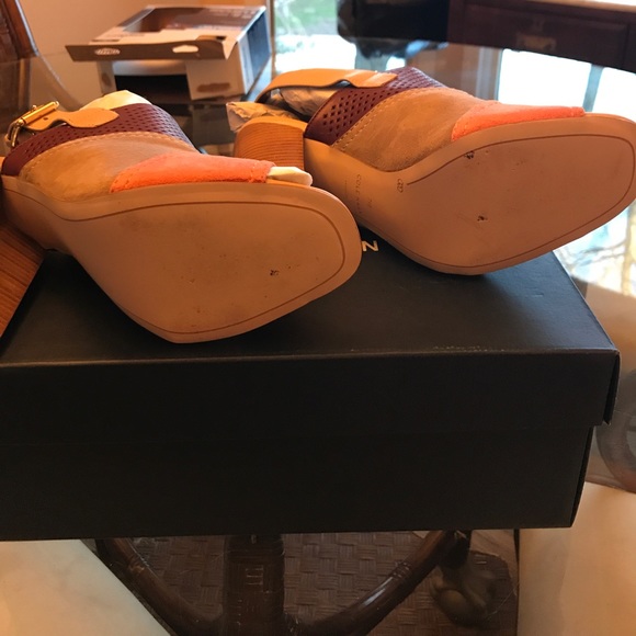 NIB Cole Haan Tabby High Sandal in Zinfandel/Dune - Picture 8 of 8