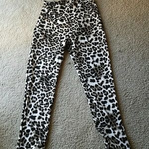 High waist leopard leggings
