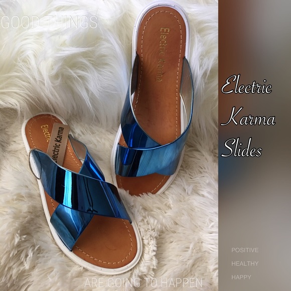 Shoes - Electric Karma Slide Sandals Bundles 30% off