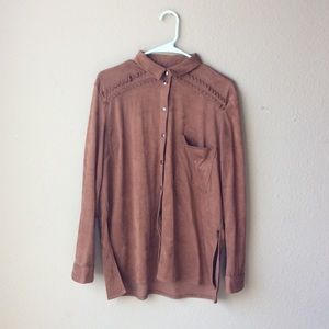 Oversized Vintage Brown Shirt