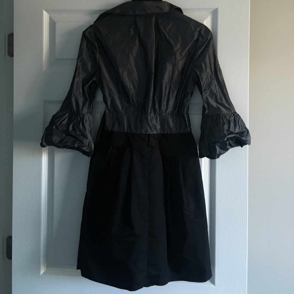 BCBG MAXAZRIA black & gray evening dress!