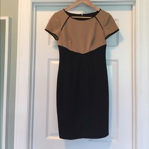 Ann Taylor size 0 tailored colorblock dress