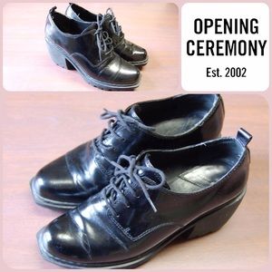 Patent Grunge Moto Creeper Goth Platform