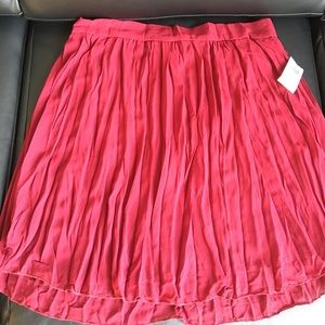 NWT Charlotte Russe Red Skirt