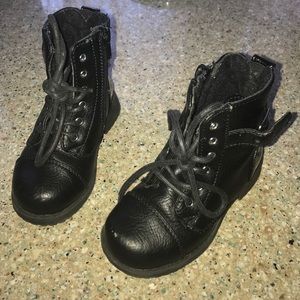 Baby combat boots