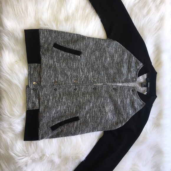 Soft black and grey speckled jacket - Picture 1 of 4