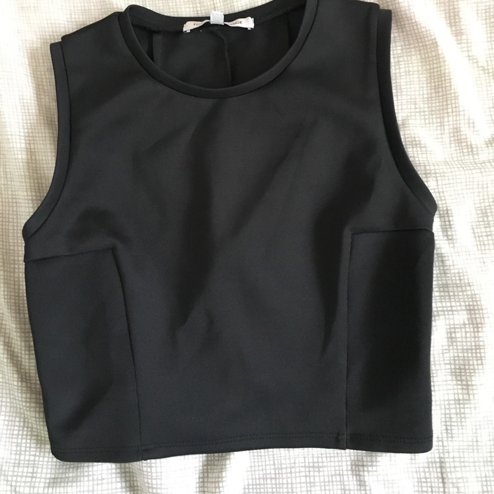Brand new black crop top.