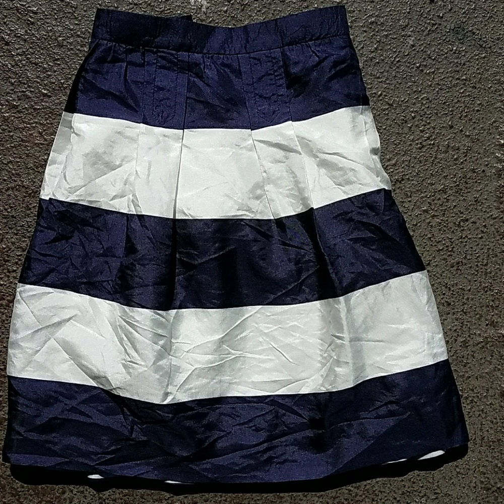 Striped party skirt