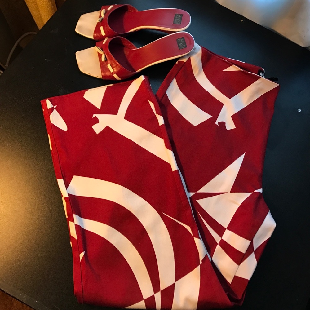 INC Stretch Red Dress Pants