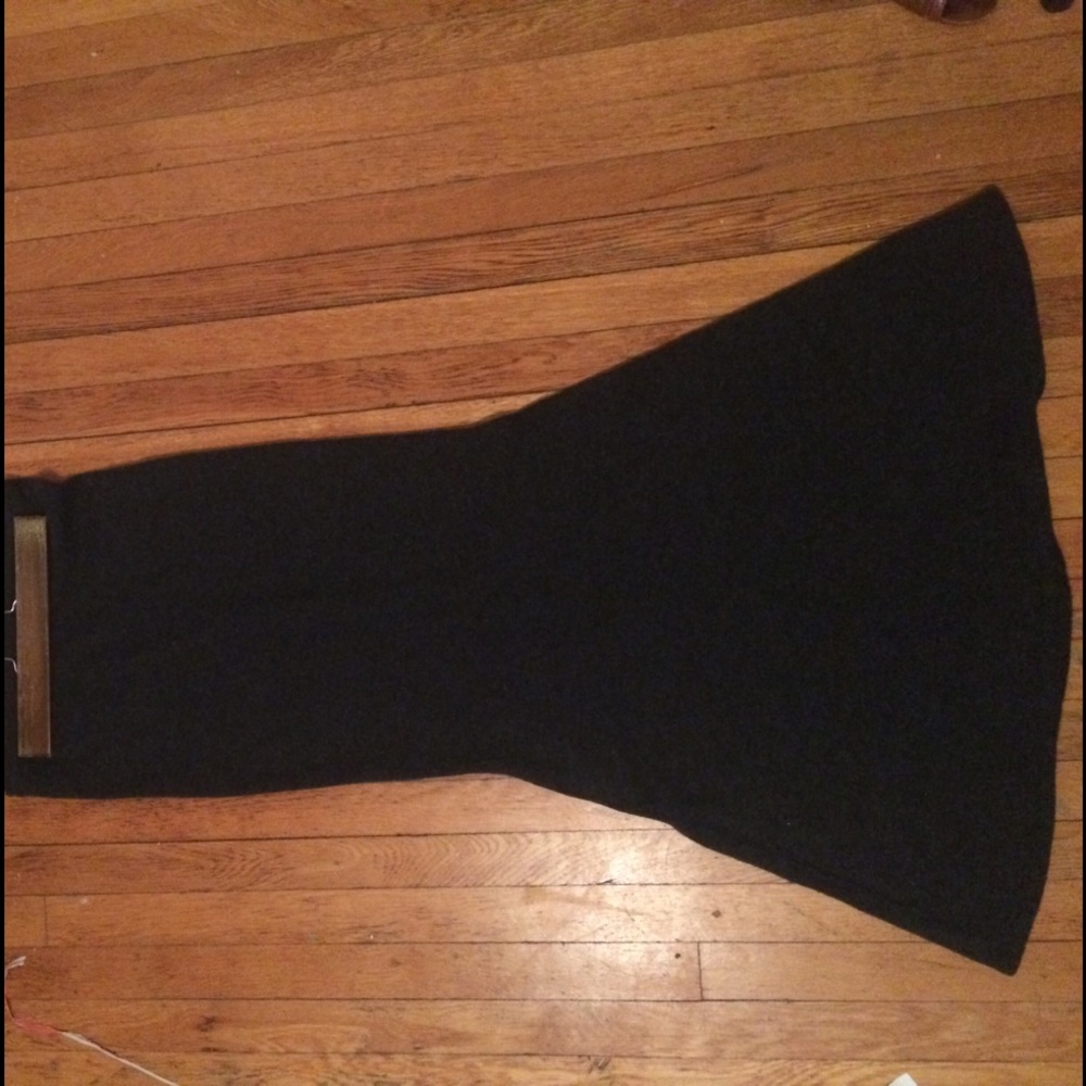 Vintage Halston cashmere mermaid skirt