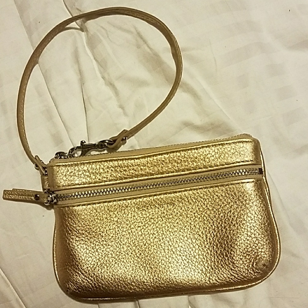 gold wristlet
