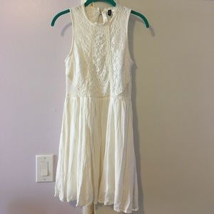Cream lace dress