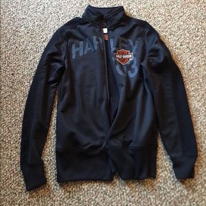 Front zip Harley Davidson sweatshirt!