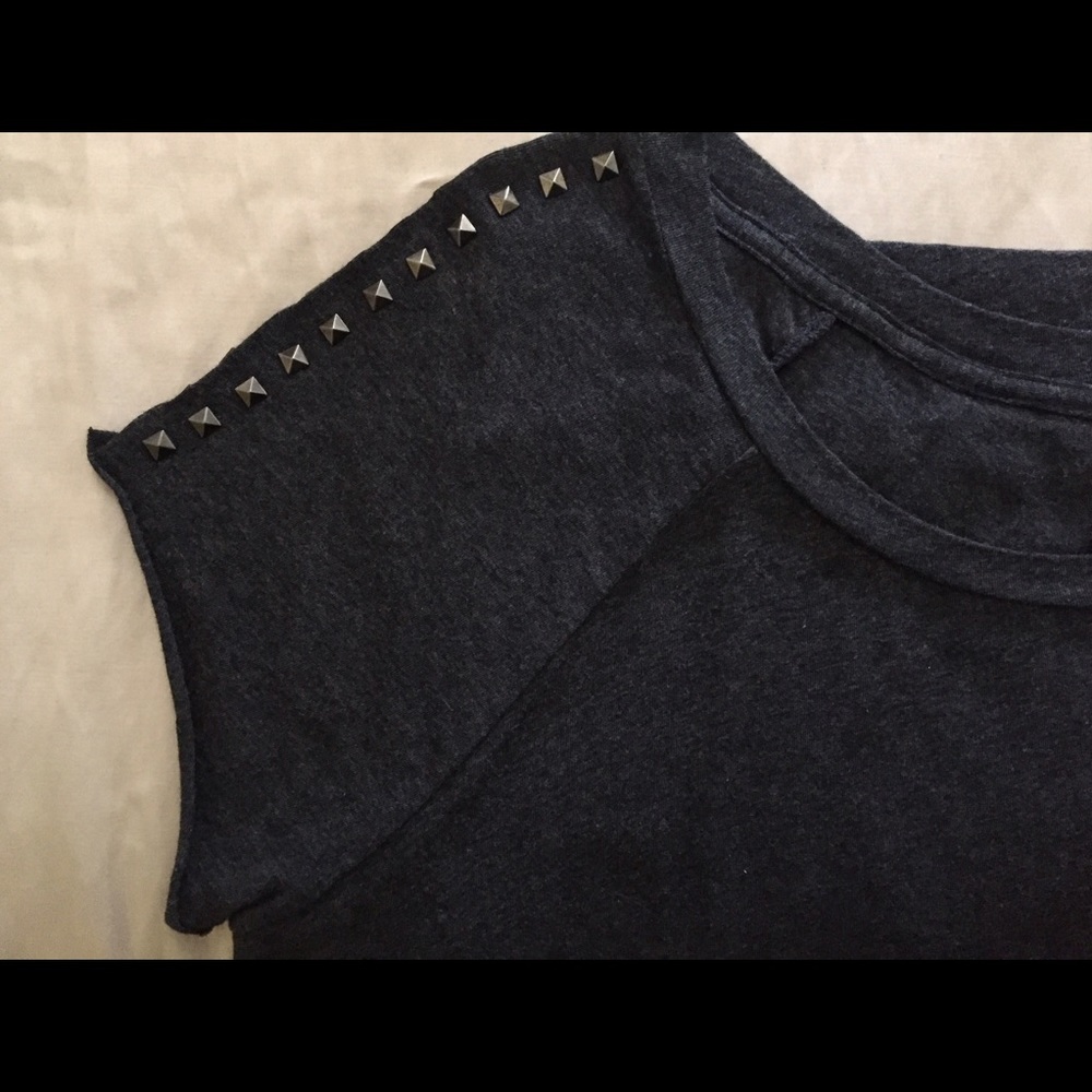 I LOVE H81 (by Forever 21) Studded Top