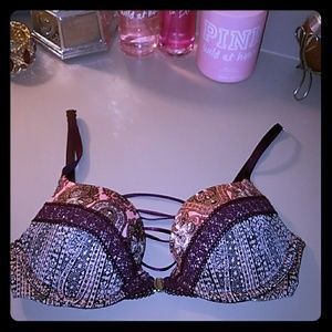 Victoria's Secret Burgundy Push Up Bra