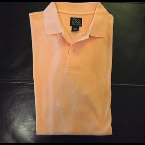 BRAND NEW JoS A Bank coral polo