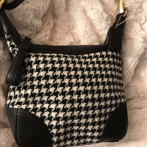 COACH HAMILTON HOUNDSTOOTH HOBO