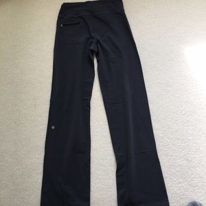 Slate grey straight wide leg lululemon pants
