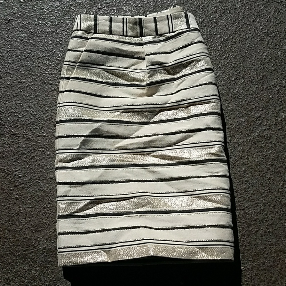 Striped, festive skirt