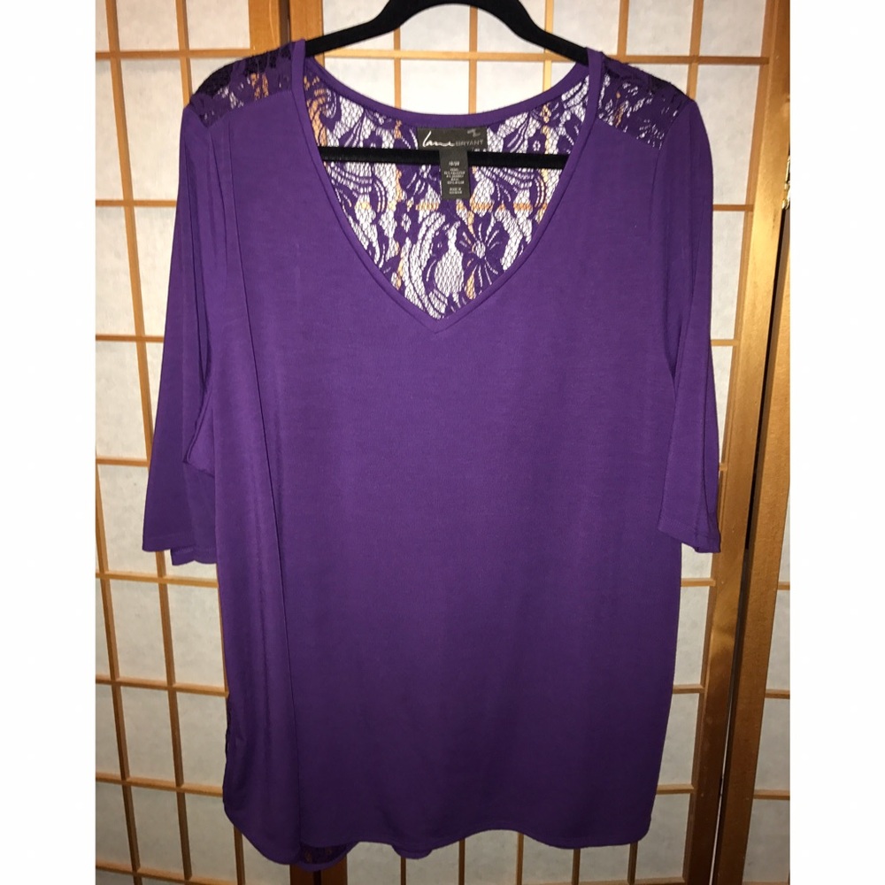 Lane Bryant plus size lace tee shirt 18/20