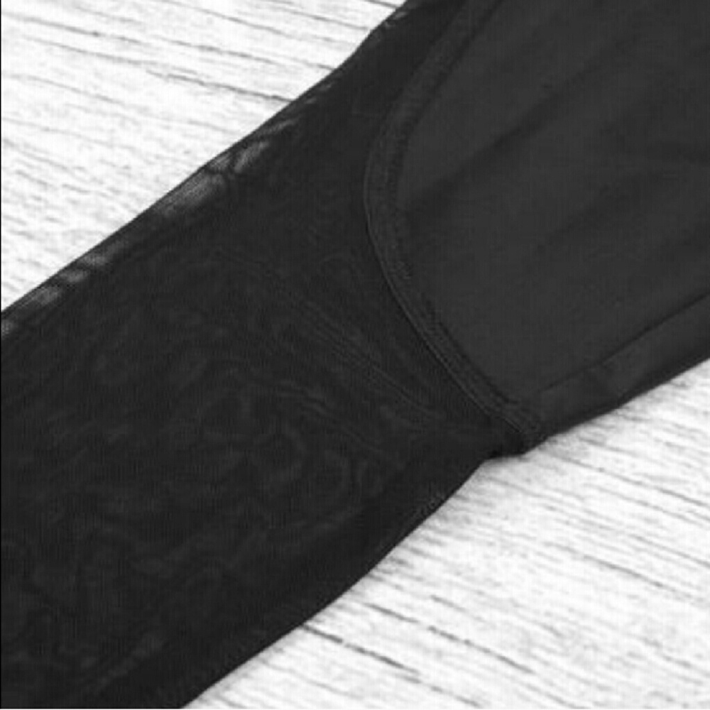 New Tech Mesh Cut Out Moto Workout Leggings - Picture 7 of 8