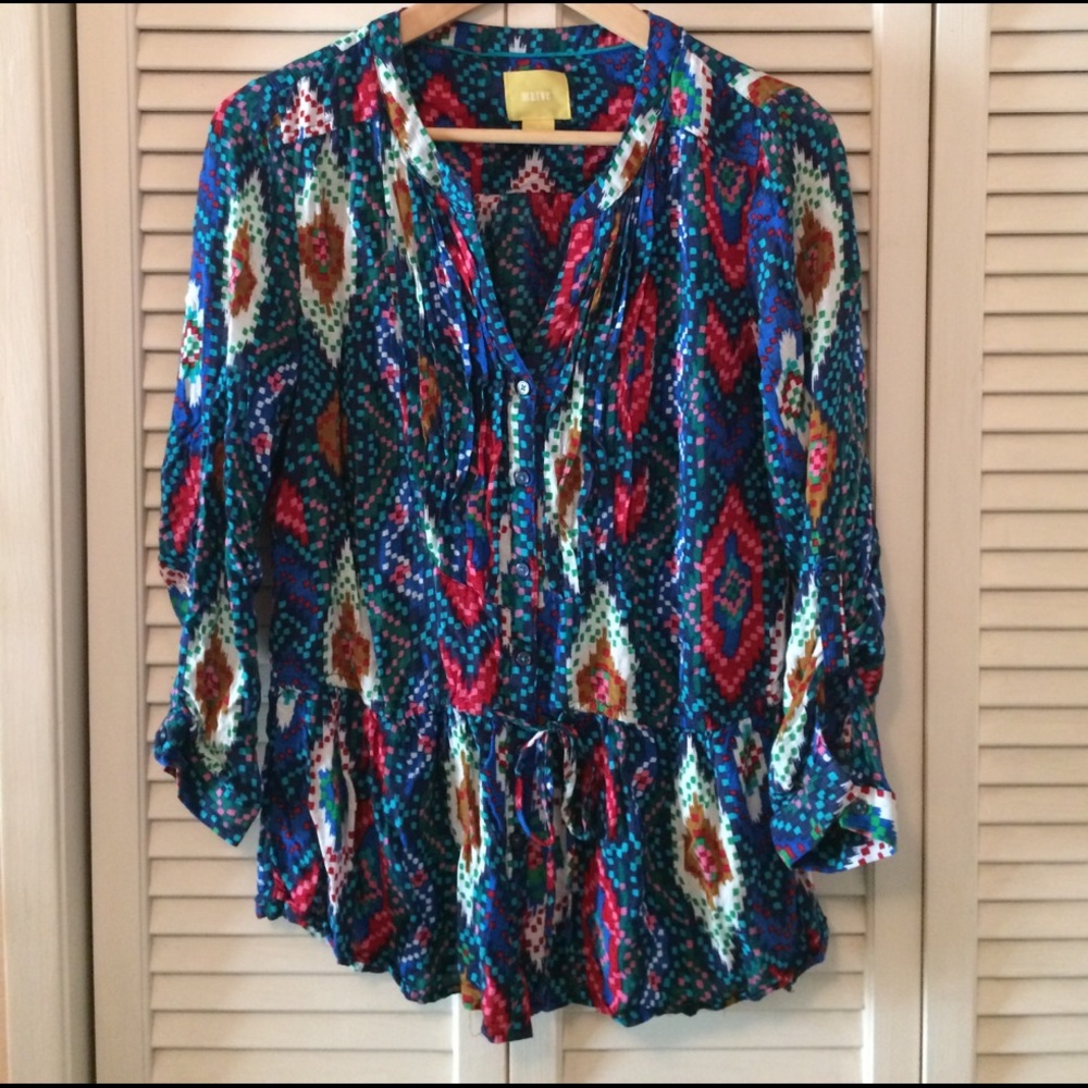 🌸Spring Cleaning🌸 anthro list blouse