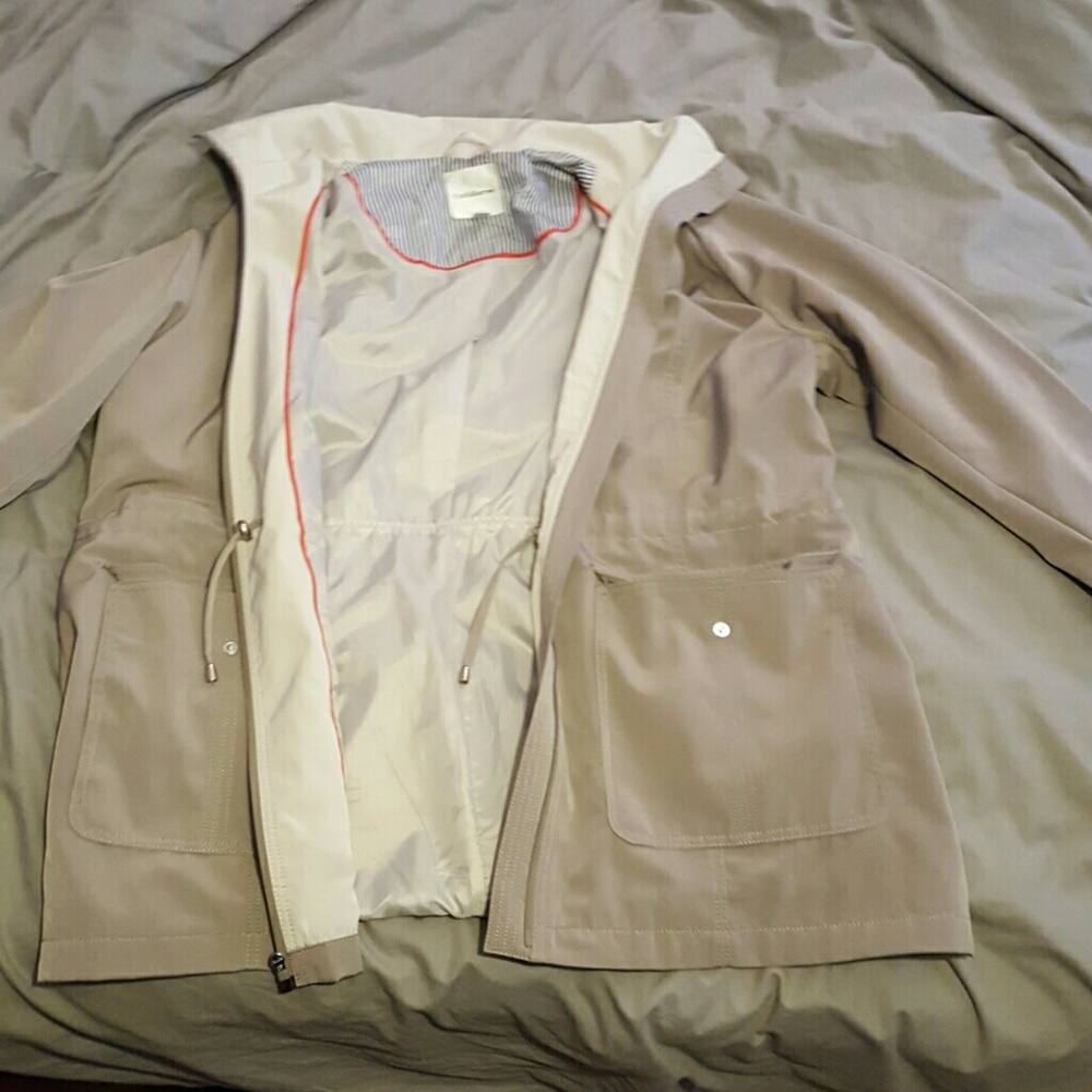 A short trench coat from Croft and Barrow