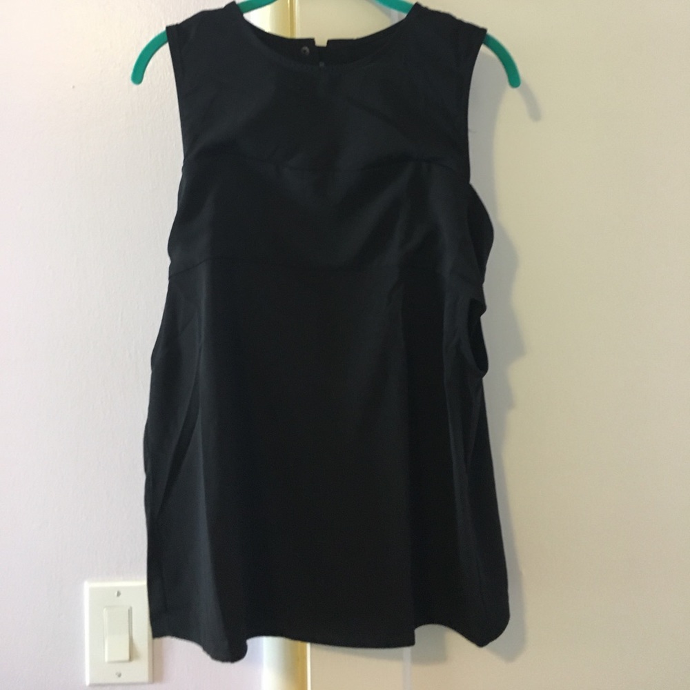 Open back shirt