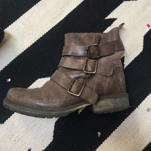 Steve Madden biker booties