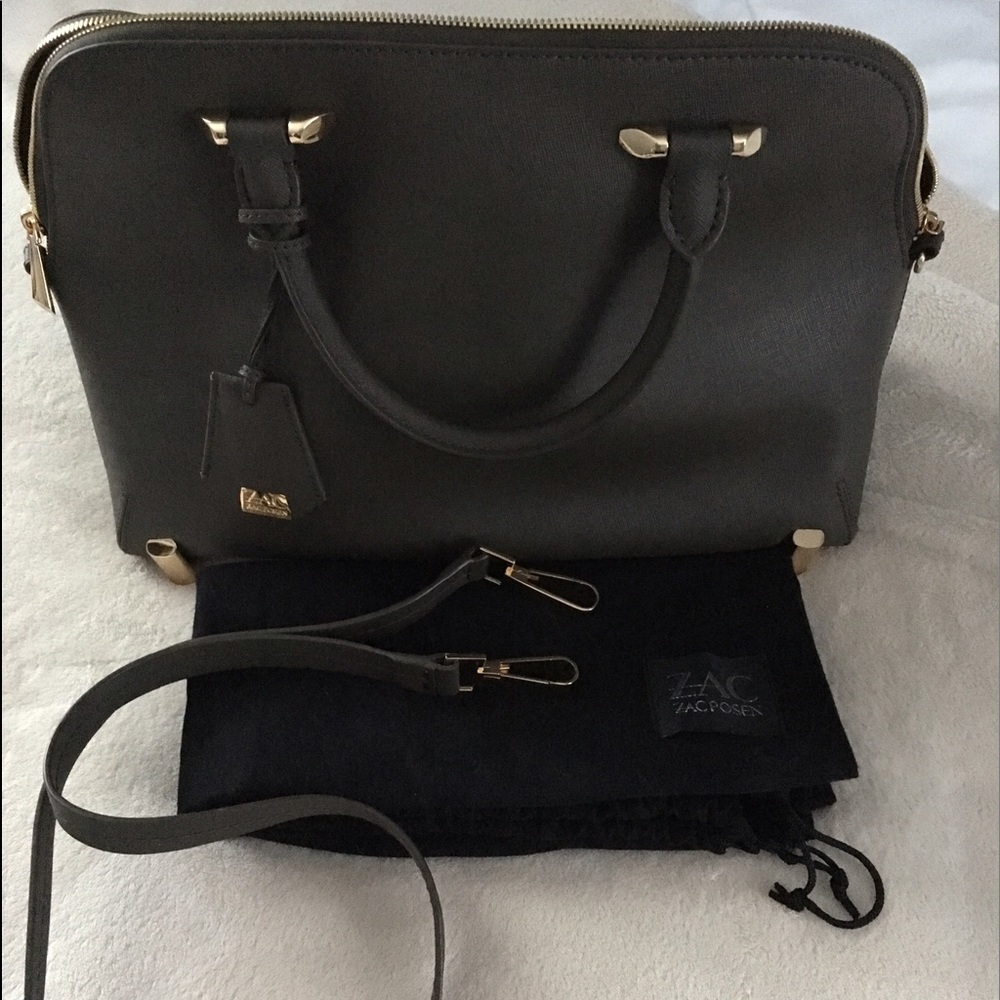 Authentic olive green Zac Posen handbag