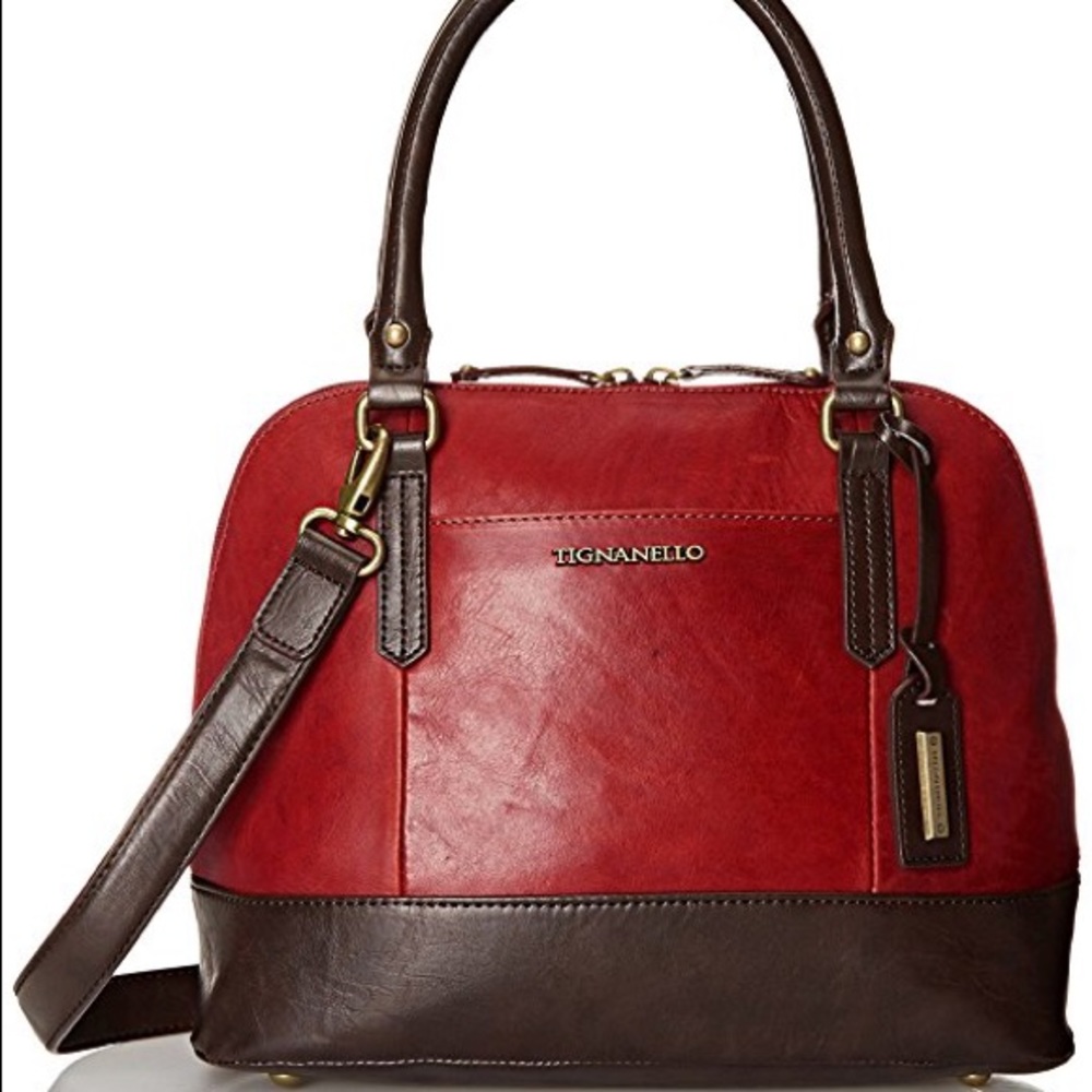 Dark Red Leather Bag