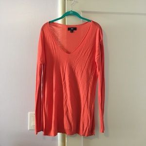 Orange spring sweater