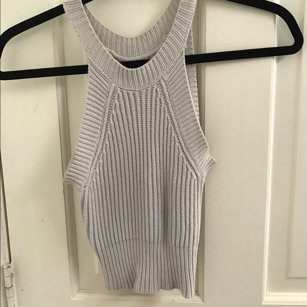 Brandy Melville knit halter tank top