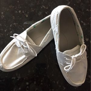 Women's Sanuk pair o sail white boat shoes sz 7.5