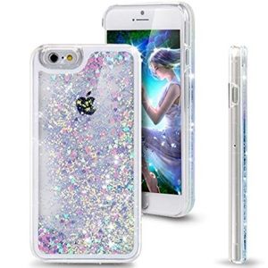 NSSTAR iPhone 6 Plus Hearts & Glitter Case