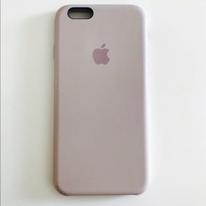Iphone 6s apple case, lavender color.