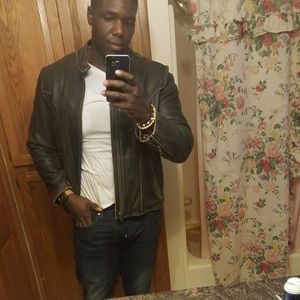 American Eagle Outfitters Leather Jacket