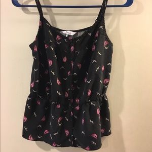 Spaghetti strap tank