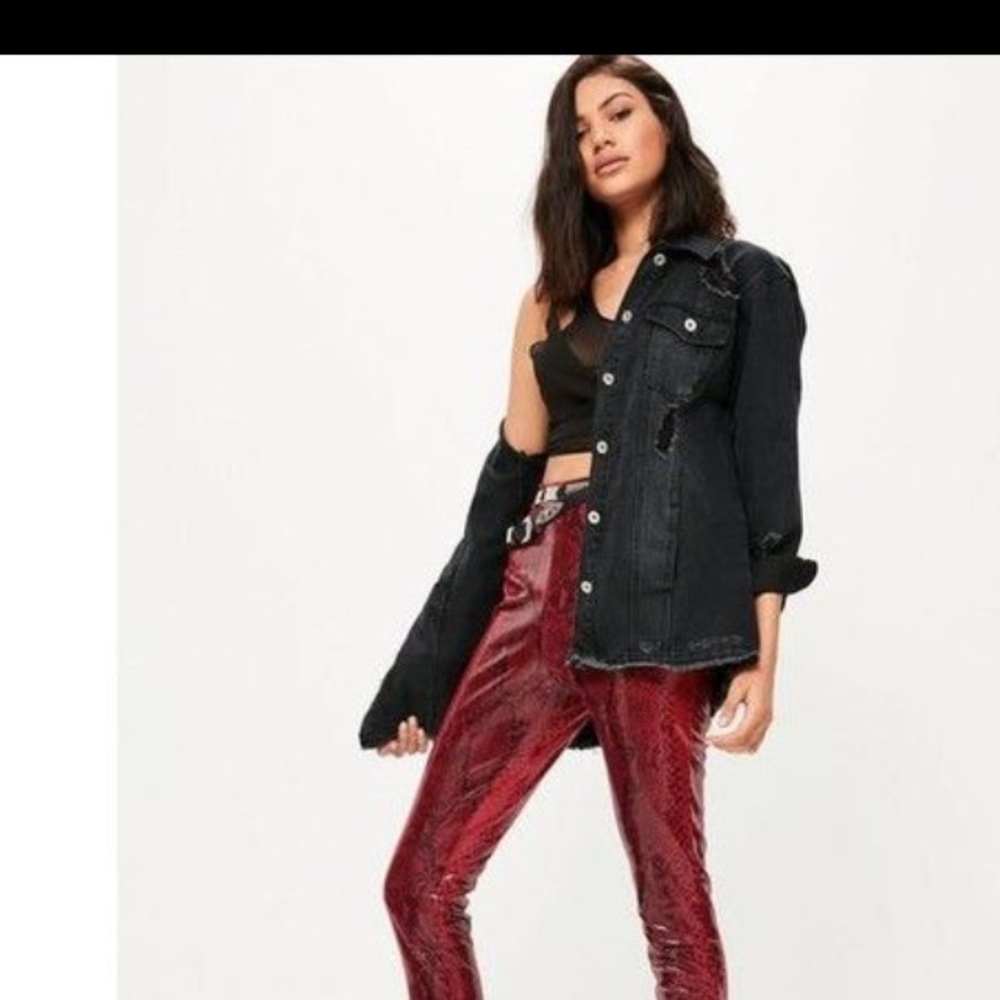 JPLA Red Snake 🐍 print leggings