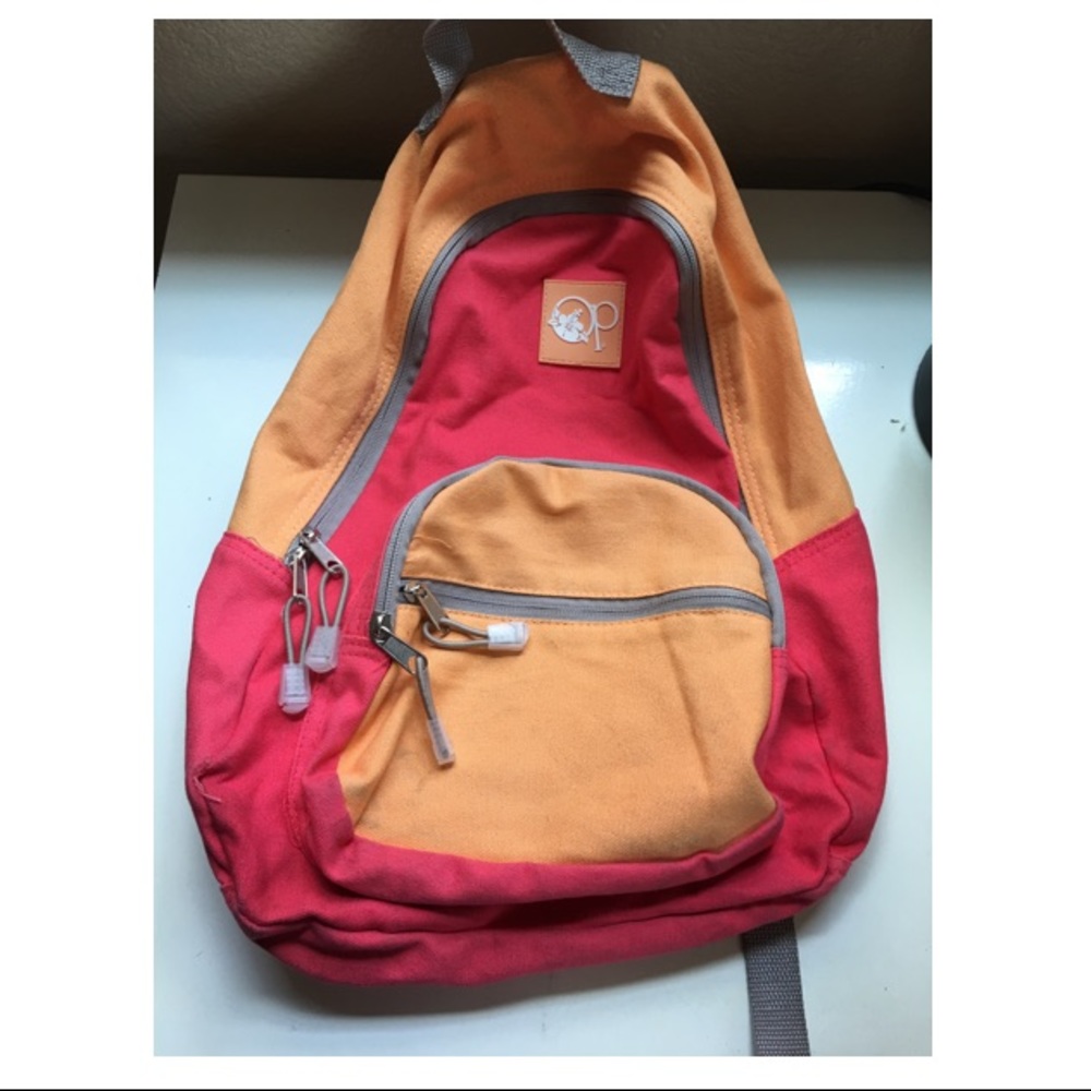 OP orange / yellow backpack