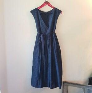 BR Blue Polka Dress