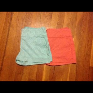 Maurices textured shorts bundle