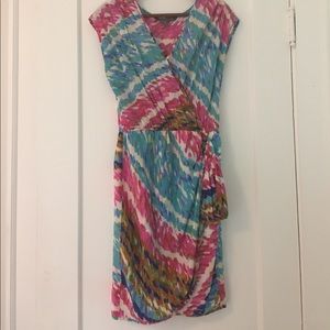 Charlie Jade Watercolor Print Dress
